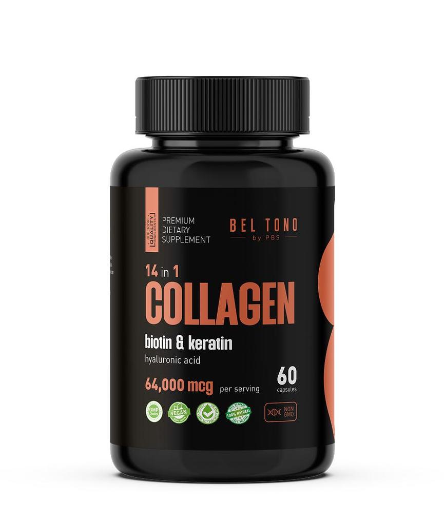 Kolagen 64000 mcg (14 v 1) / Kolagen 64000 mcg (14 v 1), 60 kapslí