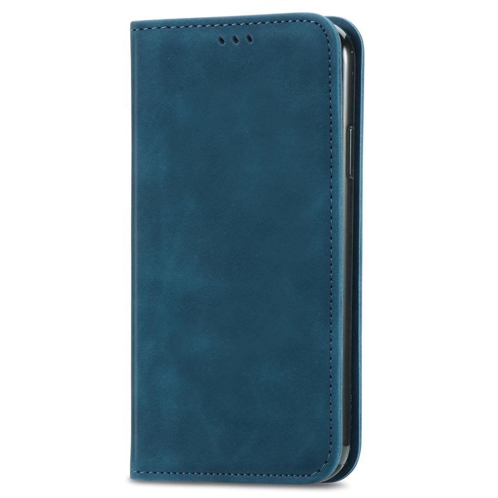 For TCL 50 Pro NxtPaper 5G Case Skin Touch Feeling Leather Card Holder Phone Cover Magnetic Absorption