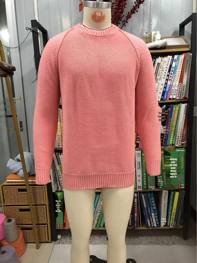 2024 Men's Autumn/Winter Casual Solid Knit Sweater