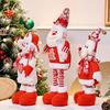 Christmas Doll Ornament Santa Claus Snowman Elk Decoration Festive Tree Decor Christmas Party Supplies