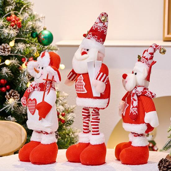 Christmas Doll Ornament Santa Claus Snowman Elk Decoration Festive Tree Decor Christmas Party Supplies