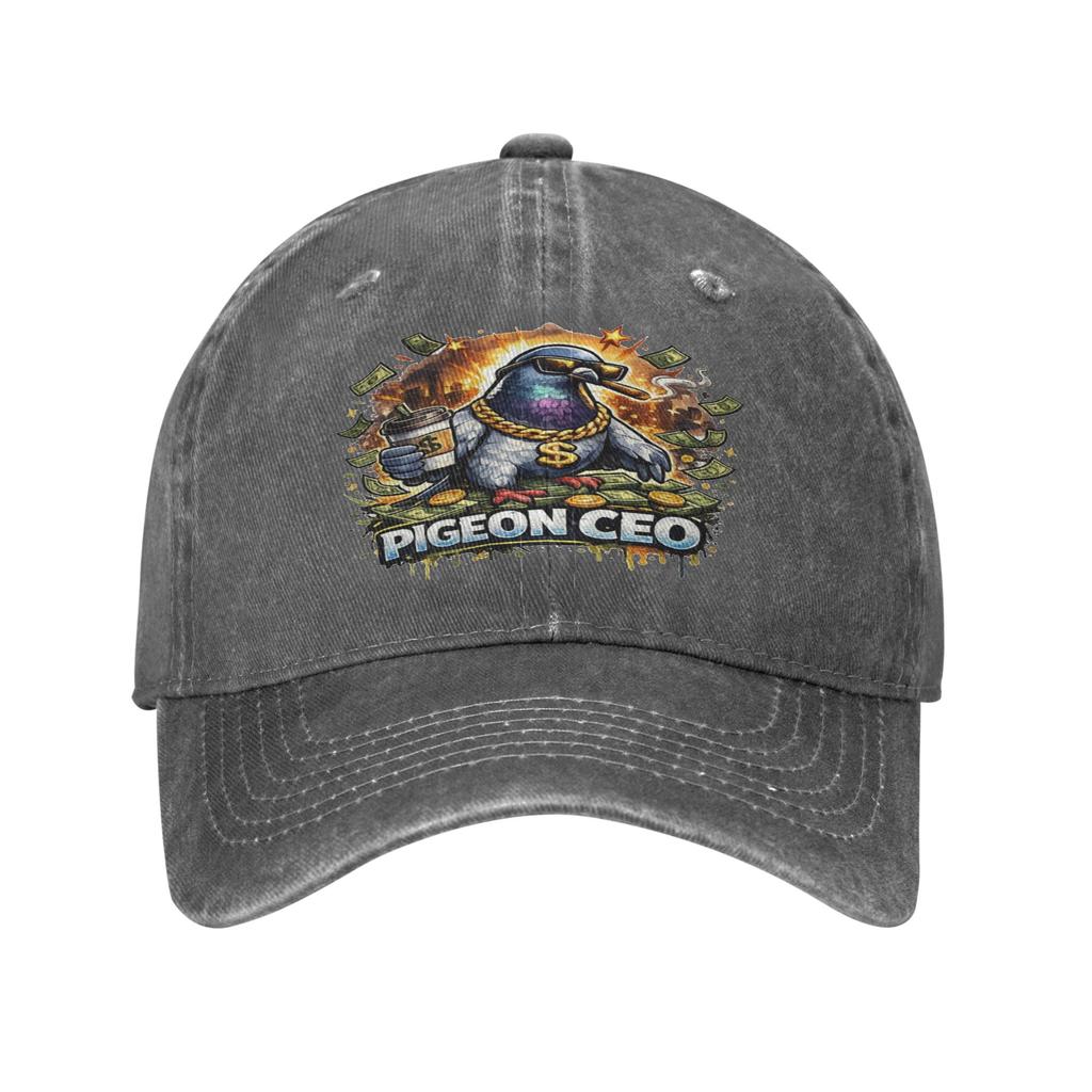 Pigeon CEO  Baseball Caps Peaked Cap pigeon meme Sun Shade Hats for Unisex