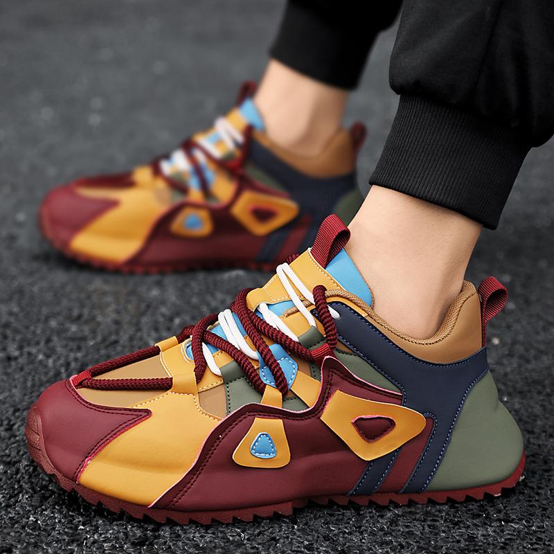 Herrenschuhe New Daddy Schuh Farbe Kampf Persönlichkeit Casual Sportschuhe Herren interne Erhöhung Schuhe