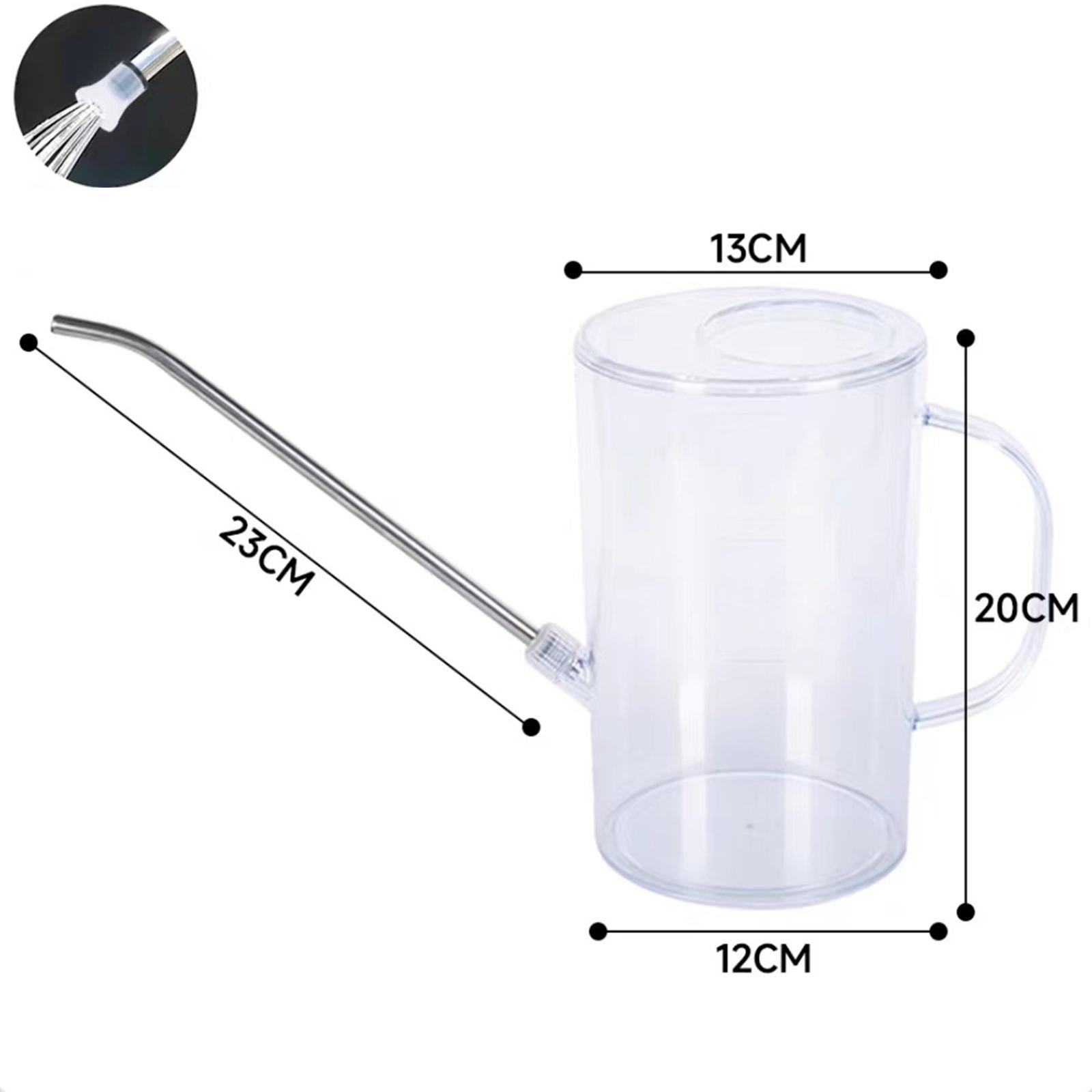 

2L Watering Can with Long MouthPortable Flowers Gardening Tool for Indoor Outdoor Office Flower Bonsai House Plants Watering Pot чистий