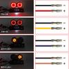 Aoling Motorcycle Tail Lamp Vintage Brake License Plate Light Position Lamp Turn Signal