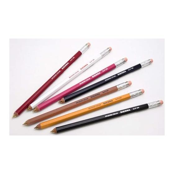 Slip-On Wooden Mechanical Pencil L, Natural, B-WSP-2801, Pencil-Style, With Eraser, 0.5mm Lead, Made in Japan, Wooden