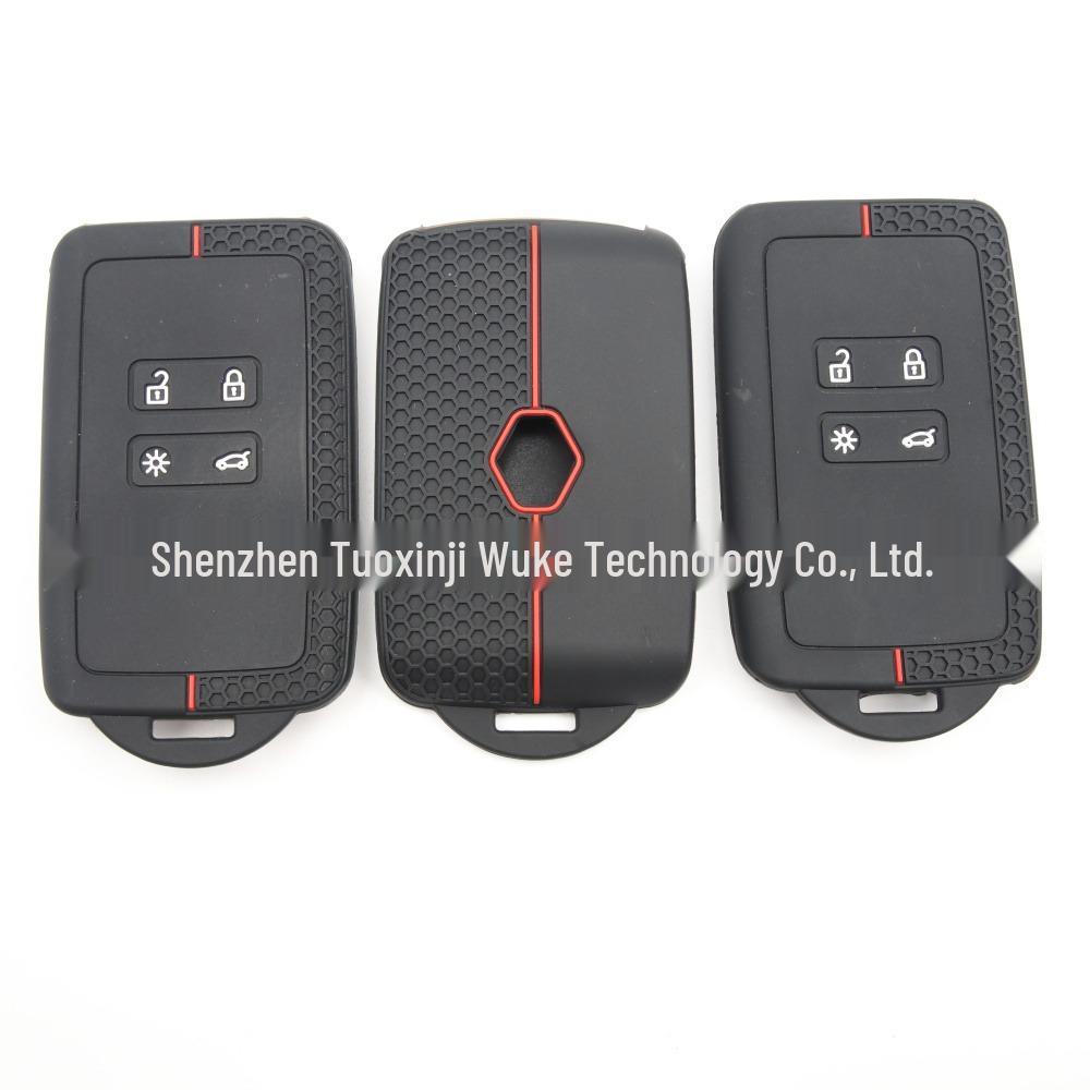 Soft Silicone Honeycomb Key Cover for Renault Kadjar/Koleos 2022 Remote