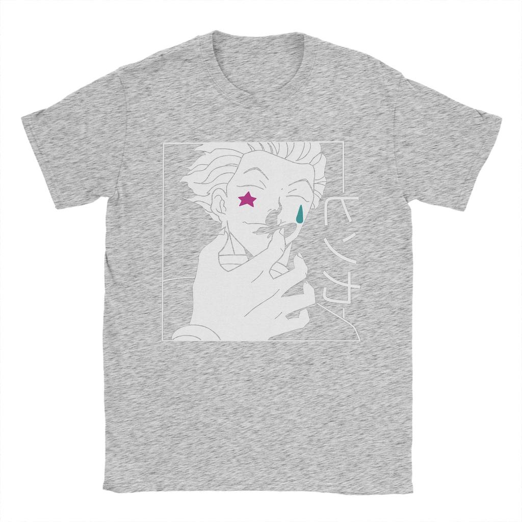 Unisexs Tshirts Hisoka Morow Hunter X Hunter Vintage Pure Cotton Tees Short Sleeve Anime Unisexga T Shirt Clothing 4xl 5xl 6xl