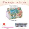 24cm 5D DIY Diamond Art Handmade Tissue Holder Reusable Rhinestones Decorative Tissue Box PVC for Home Car Desk Decoration Craft