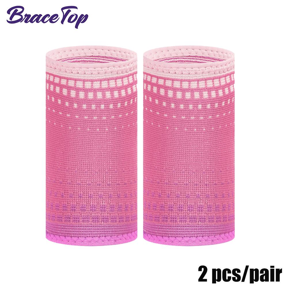 1 Pair Sports Wristband Sweat Absorbent Tennis Volleyball Gym Wrist Support Brace Towel Wrap for Men Women