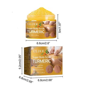 Revitaliza tu piel con Turmeric Body Scrub, el mejor exfoliante de limpieza profunda
