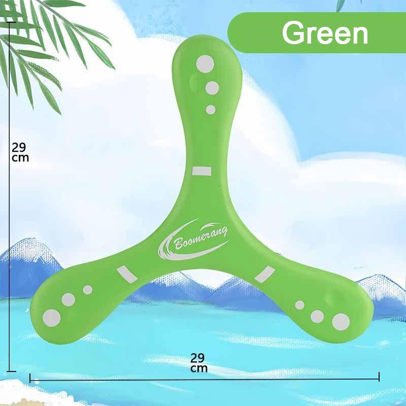 Children's Outdoor Sport Soft EVA Boomerang Flying Disc Hand Throw Spinner Interactive Parent-Child Game Decompression Toy Gifts