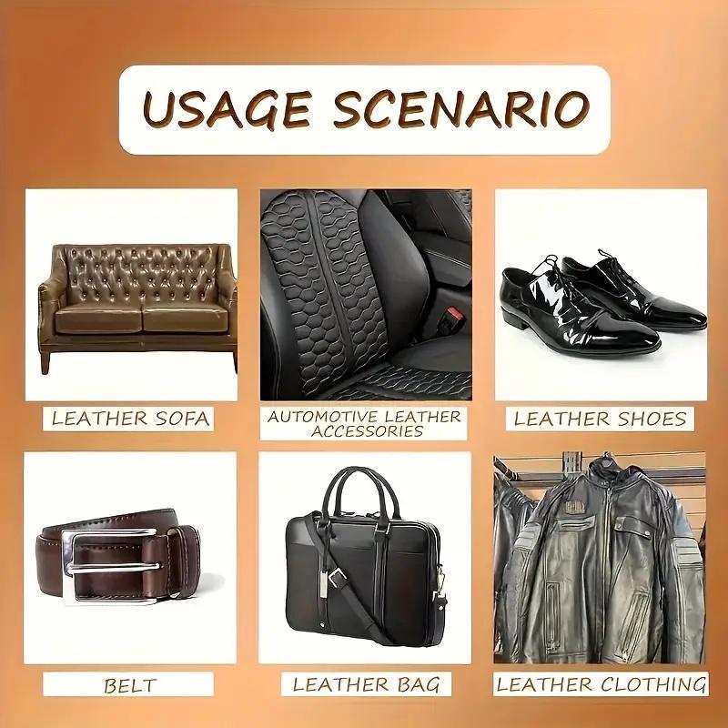 Multi functional care and repair cream - providing deep care for car seats, sofas, jackets, shoes, and clothing: enhancing shine