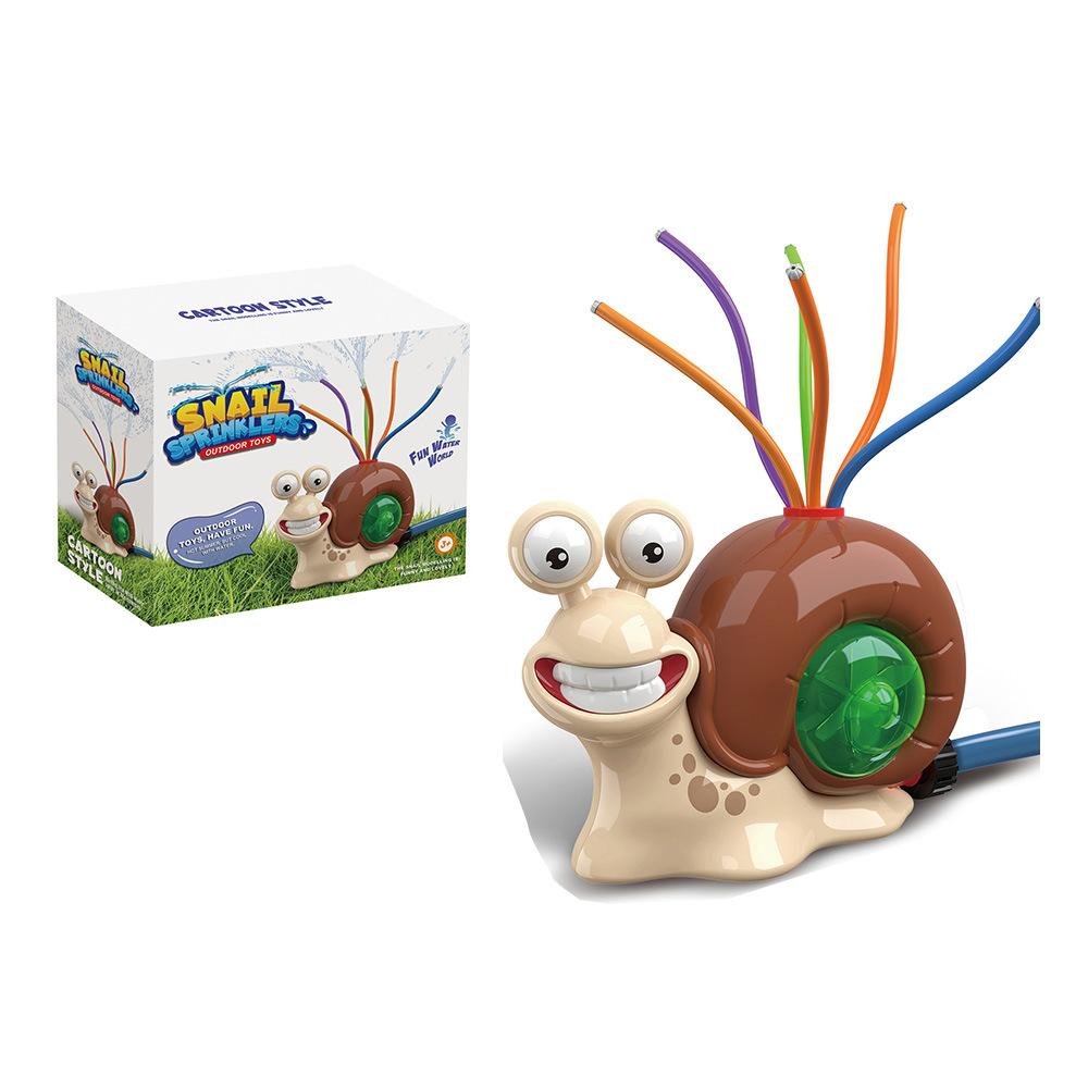 Swing Snail Spinning Water Spray Toy Suit Summer Garden Water Play Toy 5-12 Years Old