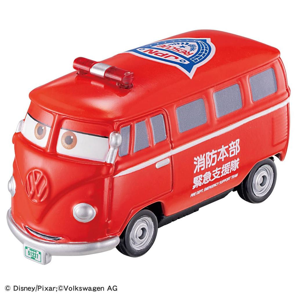 Takara Tomy Disney Cars Tomica C-19 Fillmore (Fire Command Vehicle Type) Miniature Car Toy