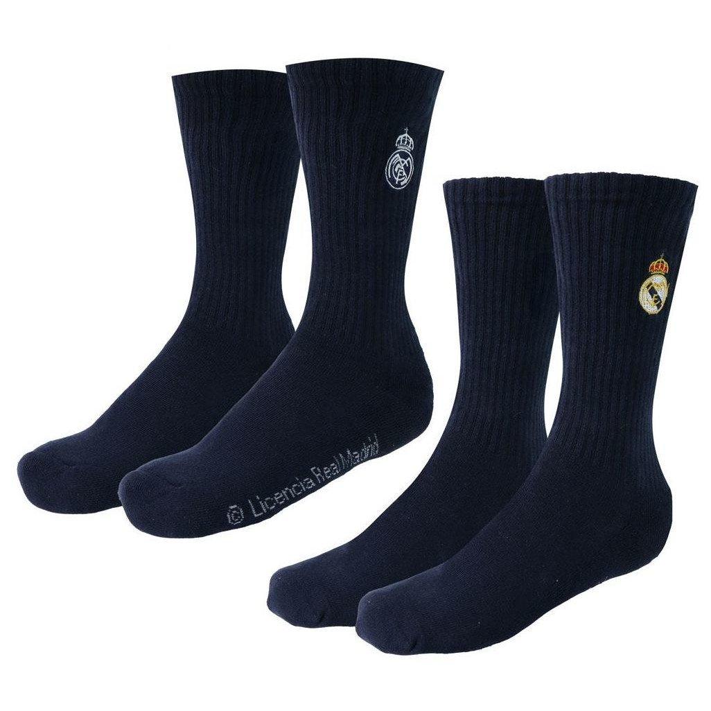 Real Madrid chaussettes hautes lot de 2 2900003434 bleu marine 43/46