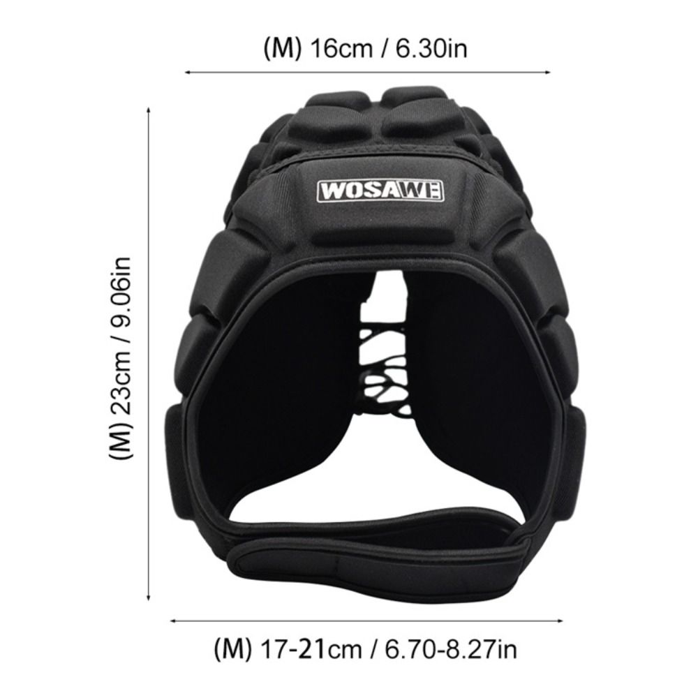 Prodyšná Fotbalová Ochranná Helma Pěnová Výplň EVA Lyžařský Chránič Hlavy Brankářská Helma Fotbal