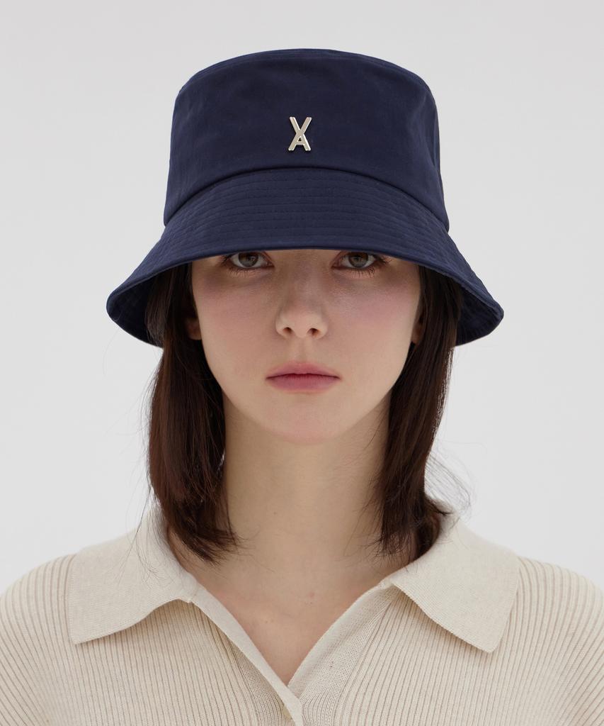 Bajal Va Studded Basic Bucket Hat Navy