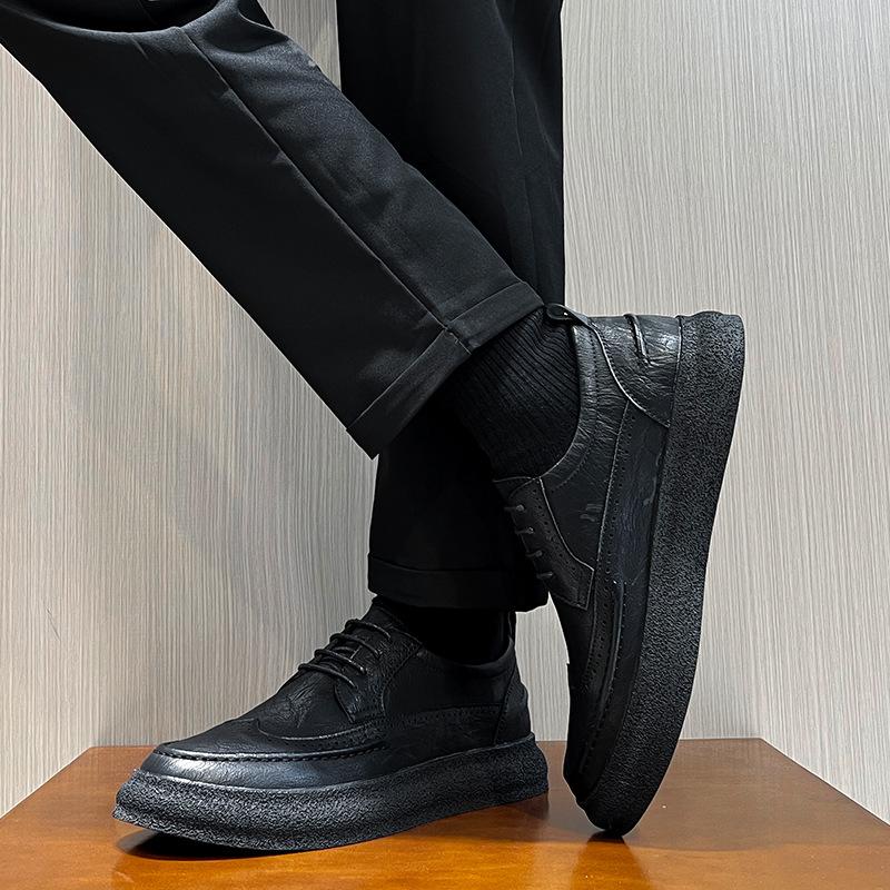 Frühling Freizeitschuhe Trend Britischer Herrenanzug Hochzeit Bräutigam Businesskleid Lederschuhe 25830-T