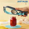 JUSTINLAU Can Opener Multi Functional Four In One Sauce Bottle Opener Cap Twister Four Position Can Opener Anti Slip Cap Twister