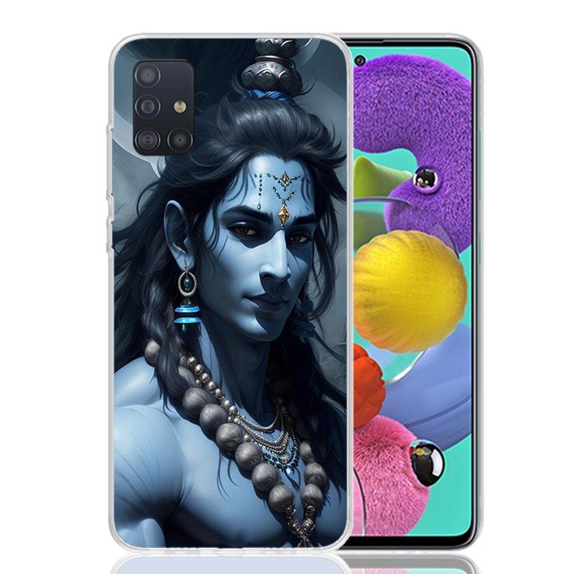 Lord Shiva Hindu God Buddha India Phone Case For Samsung Galaxy A52 A32 A22 A12 A02S A50S A30S A51 A31 AA71 Note 20 Ultra 10 S10