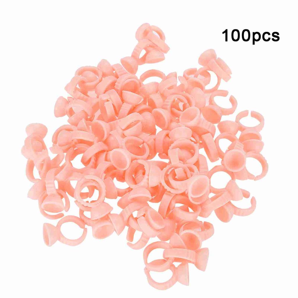 100Pcs Eyebrow Tattoo   Cup Microblading Pigment Glue Holder L