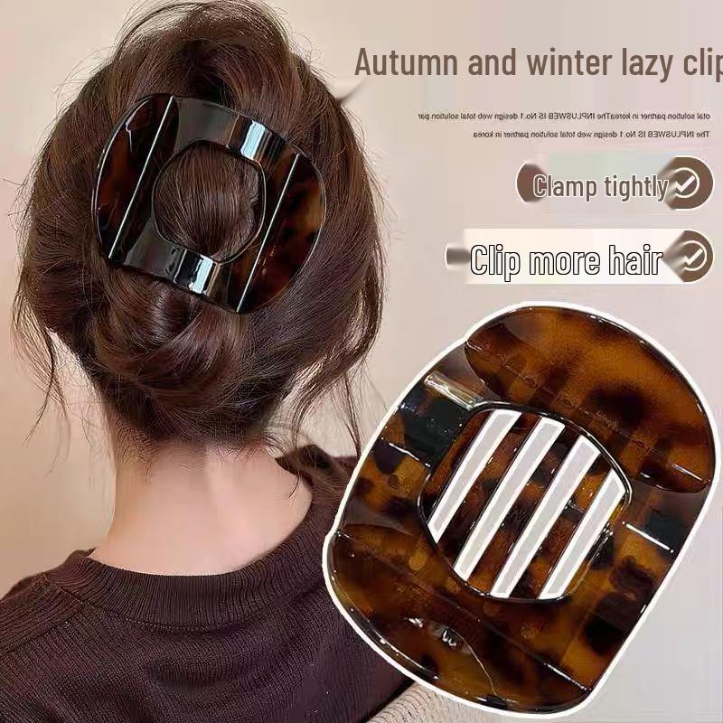 2025 Premium Sommer Große Krallenklemme für Hochsteckfrisur - High-End Hai Haaraccessoire