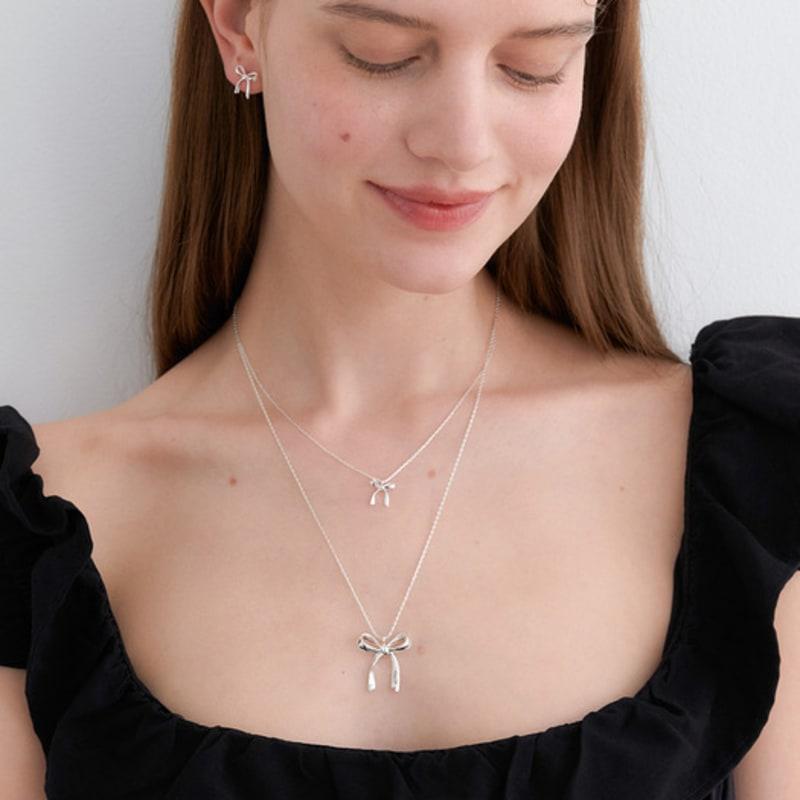 

OVLA OVLA RIBBON NECKLACE_M JN022 gold