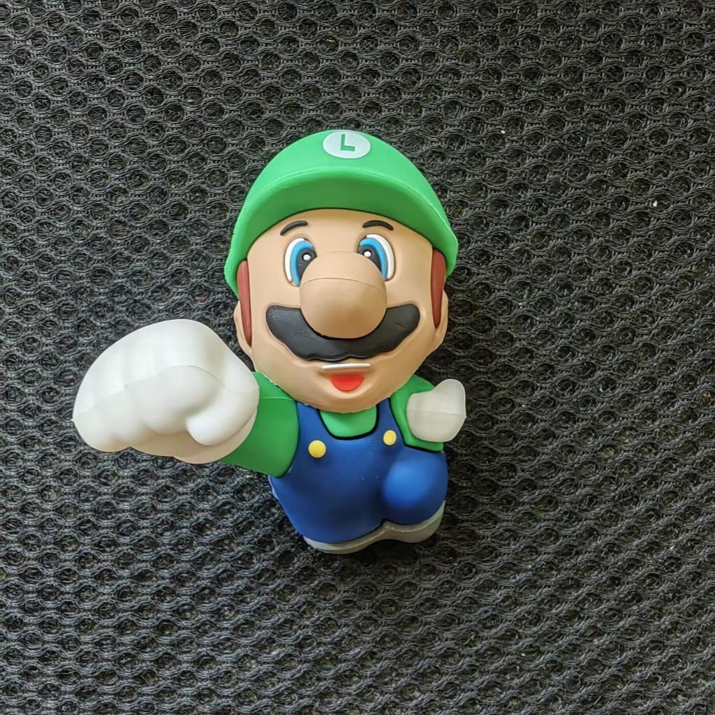Game Car Pendant Luigi Car Ornament Accessories Stickers Fashion Kawaii Children's Adorable Toys Charm Gifts
