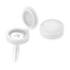 Screw Cap Covers Plastic Decorative Protective M5 Hole for Self Tapping Screws Furniture Closet White