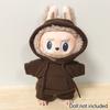 For 17cm Labubu Doll Clothes Fashion Clothes Hoodies Doll Clothes Color Match Hoodies Dolls Accessories Cute Decoration Little Cloths