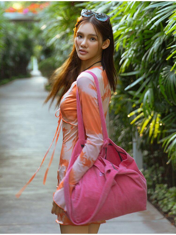 Aiemkeulleeo Marvel Beachwear One-Piece Orange