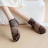 5Pairs Flower Mesh Lace Socks Thin Tube Socks Women Korean Ins Transparent Tulle Socks  Girl