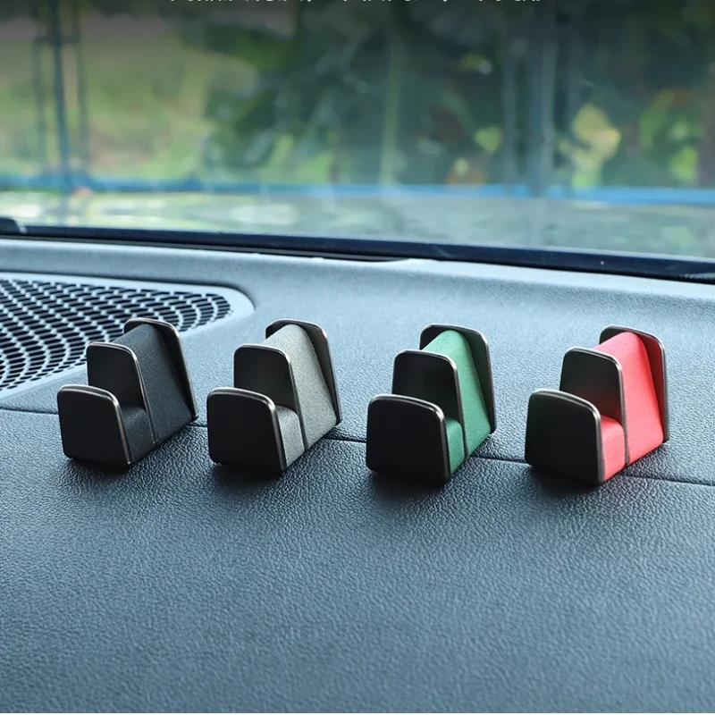 Car Glasses Holder Universal Auto Eyeglasses Organizer Stand Self Adhesive Car Dashboard Glasses Protective Storage Holder Base