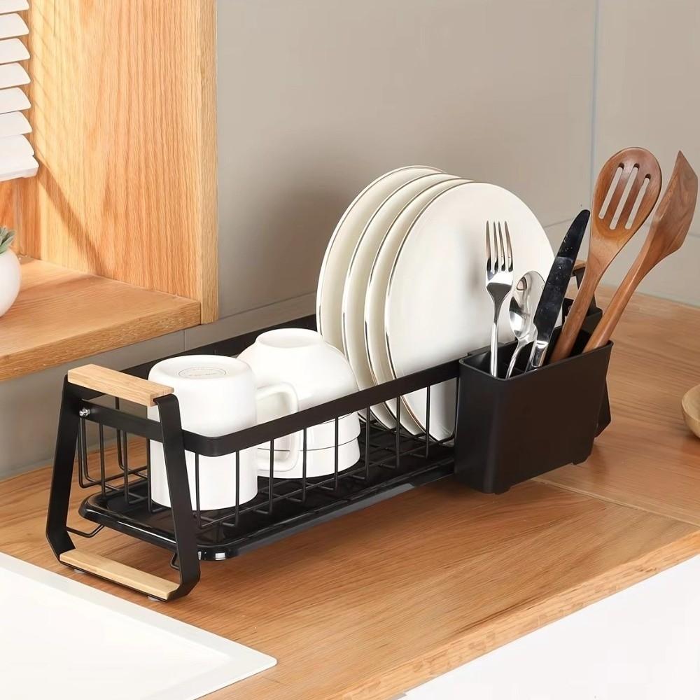 Detachable Kitchen Dish Rack Large Capacity Tableware Storage Rack Kitchen Organizer  RV