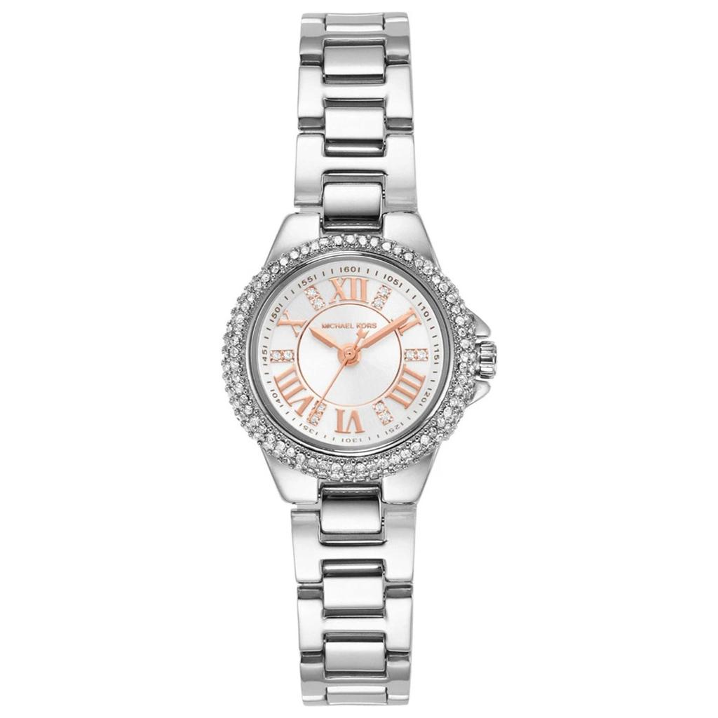 Michael Kors Women's Camille Quartz Watch White Dial Stainless Steel 26mm MK4698