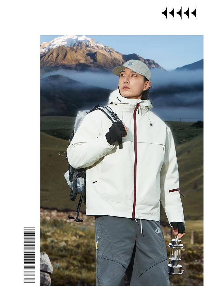 Autumn Windproof Waterproof Three-in-One Outdoor Workwear Jacket - Customizable with Logo
