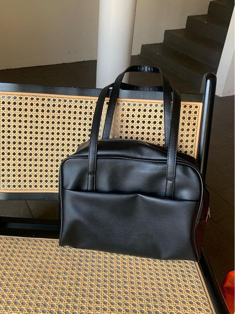 Women's Korean-Style Large Capacity Retro Shoulder Bag - Autumn 2025