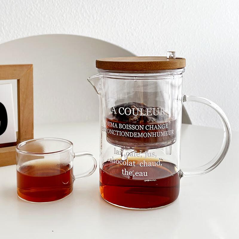 Heat-Resistant Glass Tea Infuser Pot