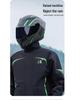 Qi An Ga Mian Adult Reflective Waterproof Cycling Raincoat and Pants Set