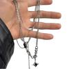 Black Star Choker Necklaces Neck Decoration Stacking  Necklace Double Link Chains Necklace  Women