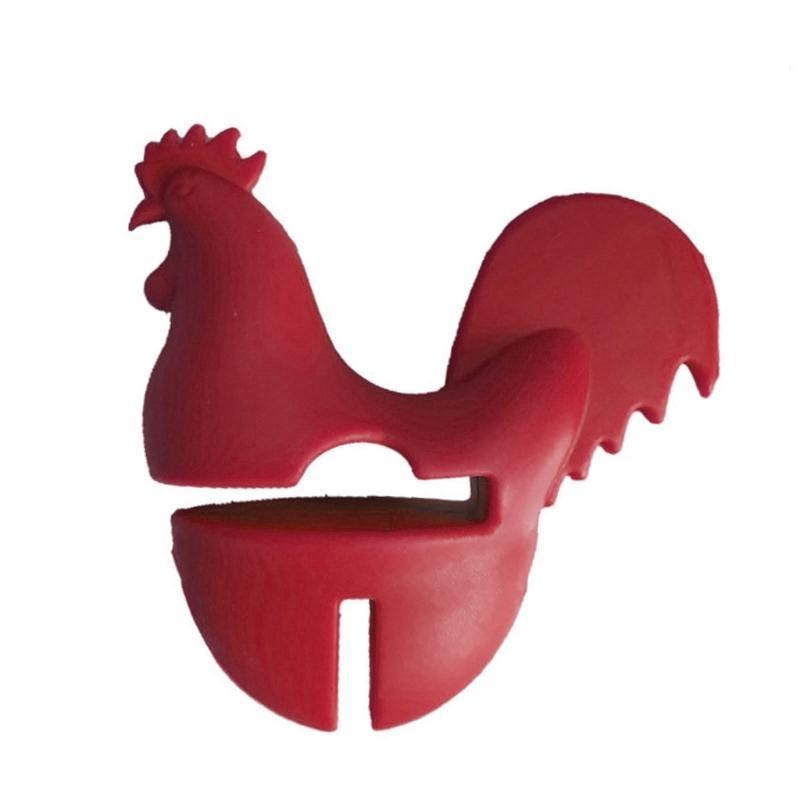 Pot Cover Holder Spill Proof Lid-Lifter Silicone-Kitchen-Tools Chicken Pot Clip