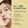 Medicube Deep Vita C Facial Pads  Vitamin C Toner Pads for Uneven Skin Tone  500 000PPM of vitamin water & 3 types of vitamin  Hydrating & Resurfacing
