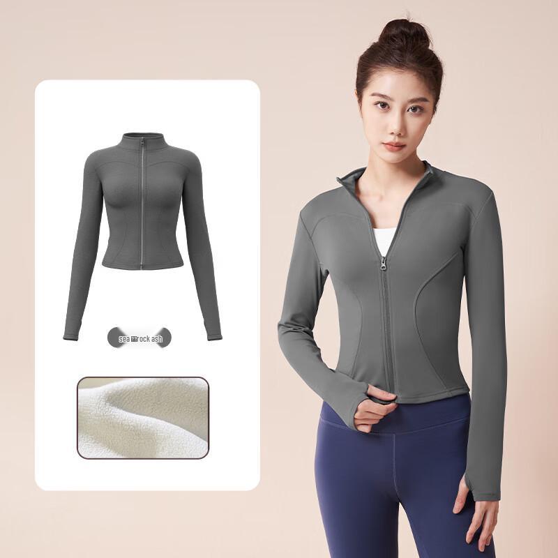 Women s Fleece-Lined Sports Yoga Top XL