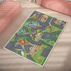 Child Playmat Highway Simulated City Traffic Playroom Area Rug,Carpet for Home Living Room Bedroom Sofa ,kids Non-slip Floor Mat