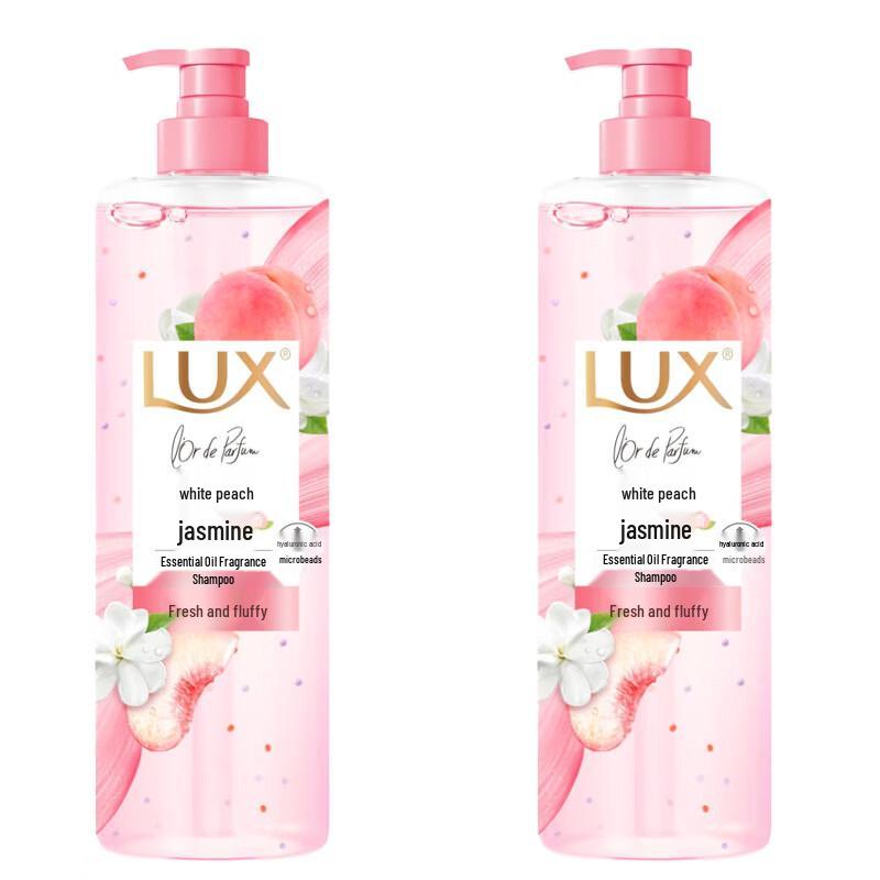 Lux Essential Oil Fragrance Shampoo, White Peach & Jasmine