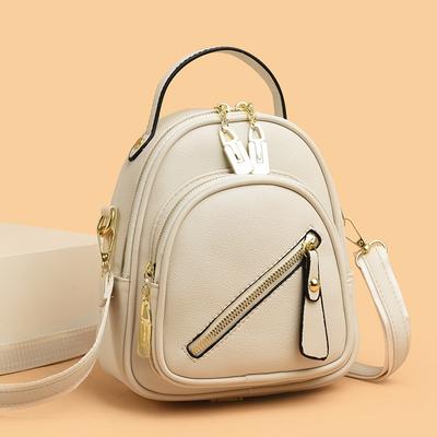 Mode neuer Stil Tasche Damenrucksack tragbar Outdoor lässig kleiner Rucksack Umhängetasche großes Fassungsvermögen Muttertasche
