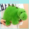 Creative Dragon Fruit Plush Toy Stuffed Animal Super Soft Short Plush Dinosaur Doll 45cm