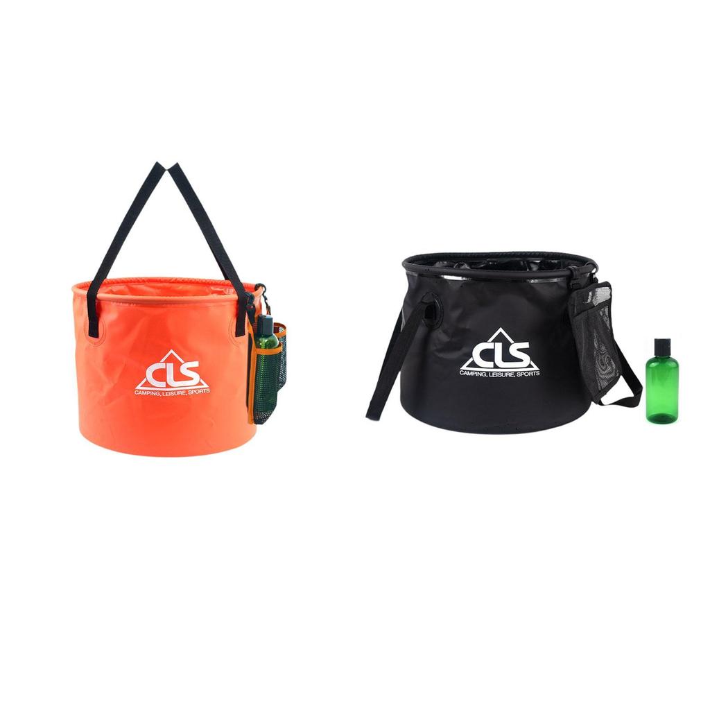 Foldable Fishing Bucket Portable Water Bag Multipurpose Water Storage Container for Hiking Travel Car Washing Gardening Boating
