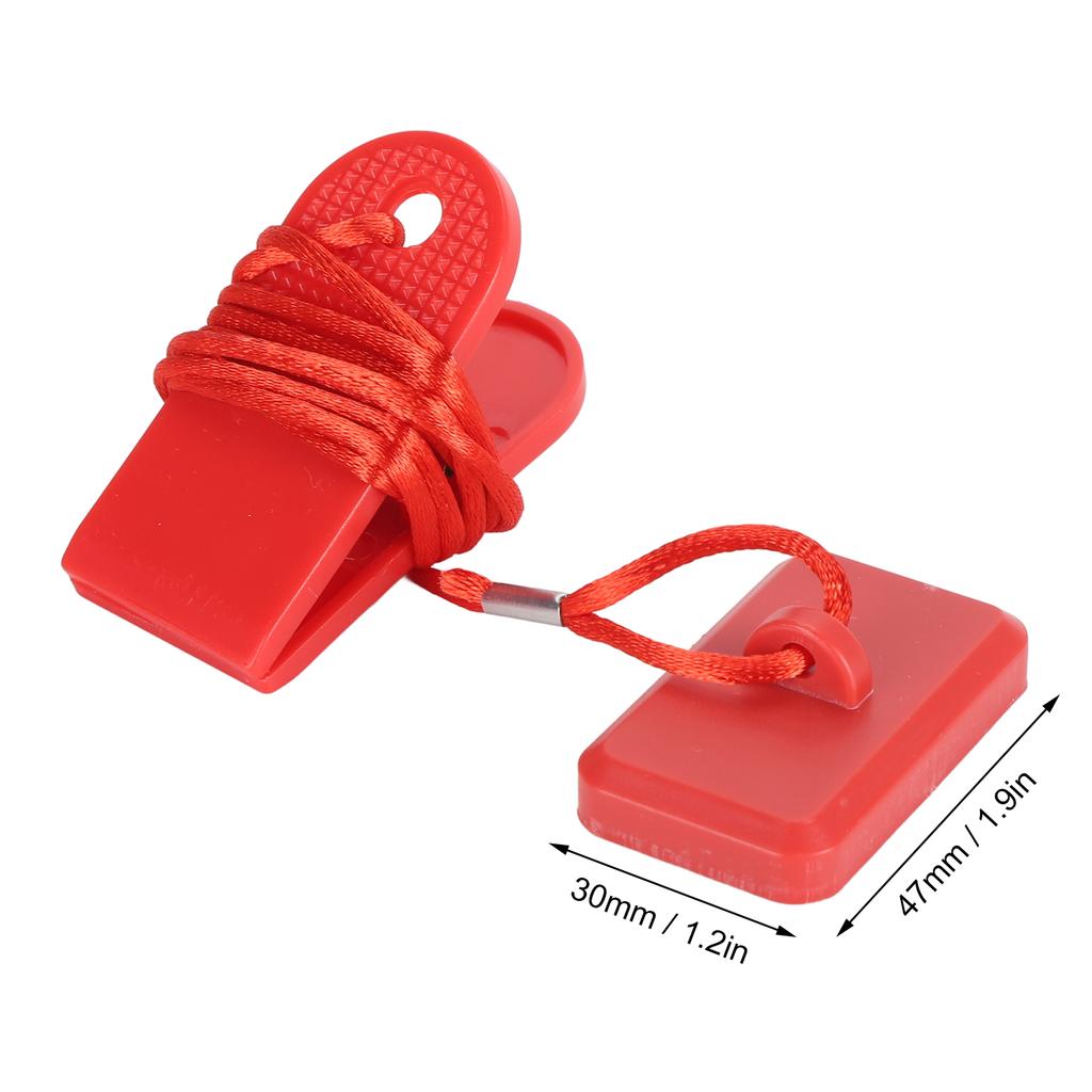 2 Stück Laufband Magnetschloss Not-Aus-Schalter Clip Laufmaschine Sicherheitsschloss für Trainingsgerät